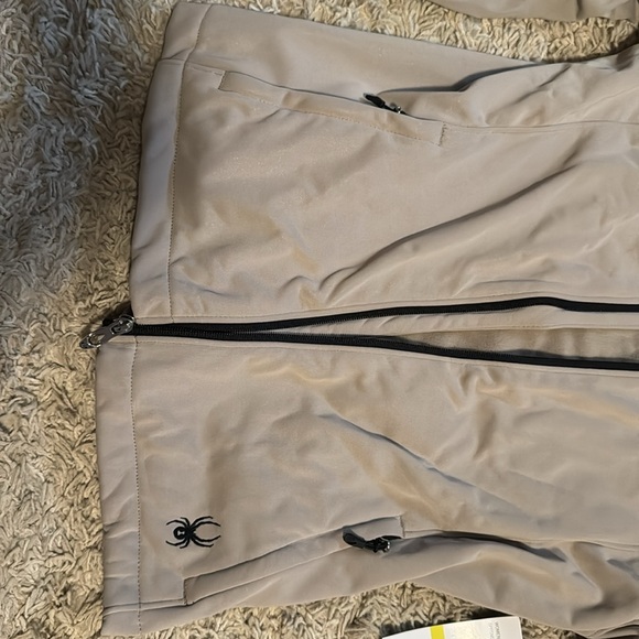 Spyder Women's Alyce Full Zip Soft Shell Hooded Jacket size medium - Picture 4 of 6